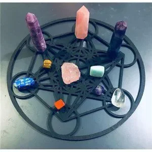 Wall Decor | 115 Metatrons Cube Crystal Grid Sacred Geometry Wall Art ...